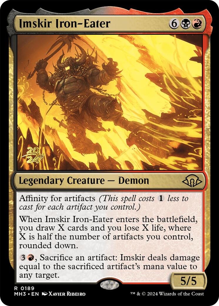 Imskir Iron-Eater [Modern Horizons 3 Prerelease Promos] | Empire Gaming NC