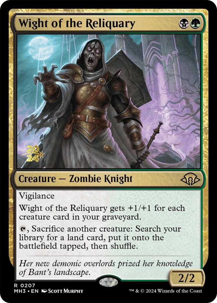 Wight of the Reliquary [Modern Horizons 3 Prerelease Promos] | Empire Gaming NC