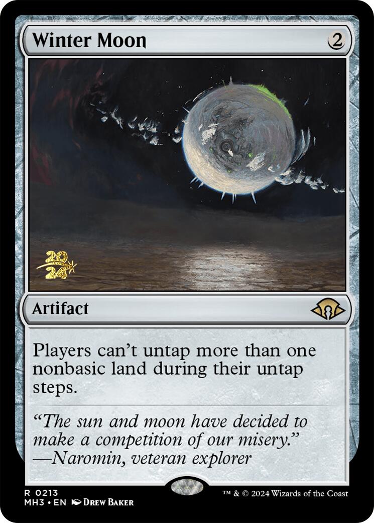 Winter Moon [Modern Horizons 3 Prerelease Promos] | Empire Gaming NC