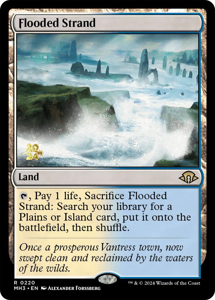 Flooded Strand [Modern Horizons 3 Prerelease Promos] | Empire Gaming NC