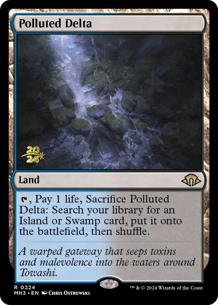 Polluted Delta [Modern Horizons 3 Prerelease Promos] | Empire Gaming NC