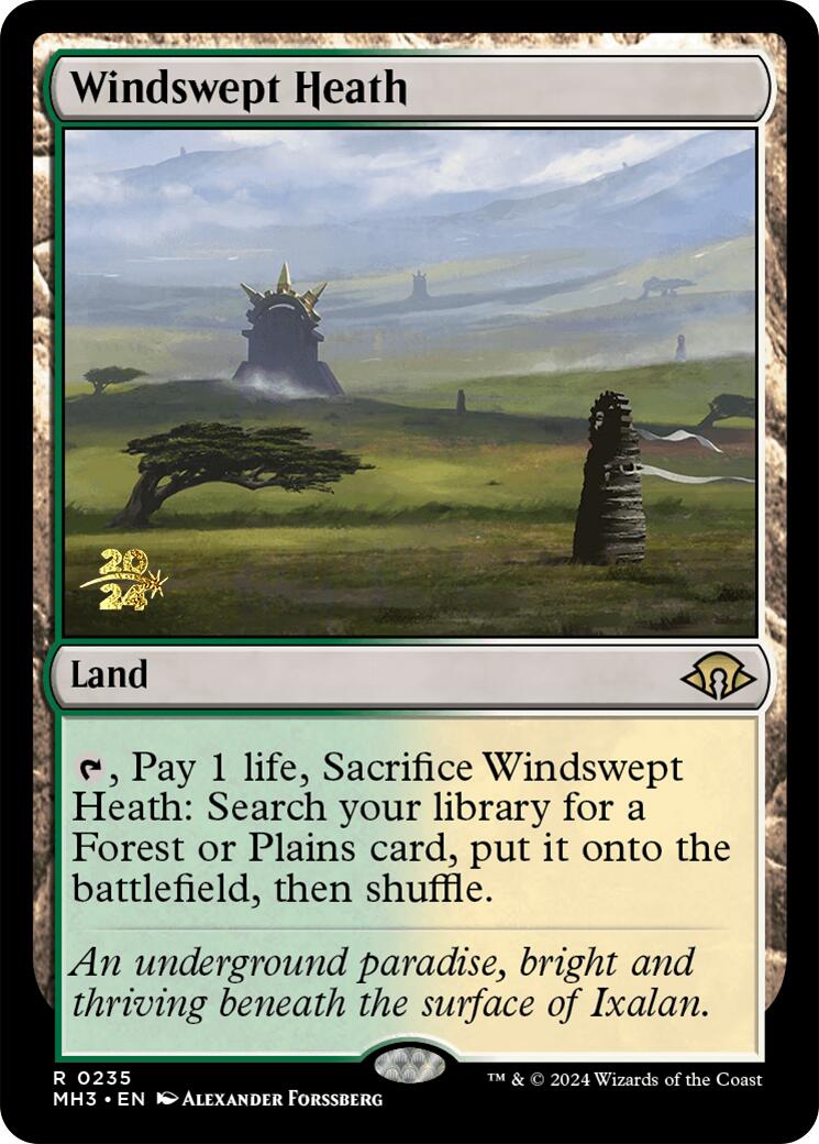 Windswept Heath [Modern Horizons 3 Prerelease Promos] | Empire Gaming NC