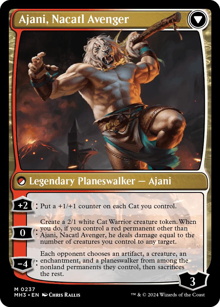 Ajani, Nacatl Pariah [Modern Horizons 3 Prerelease Promos] | Empire Gaming NC