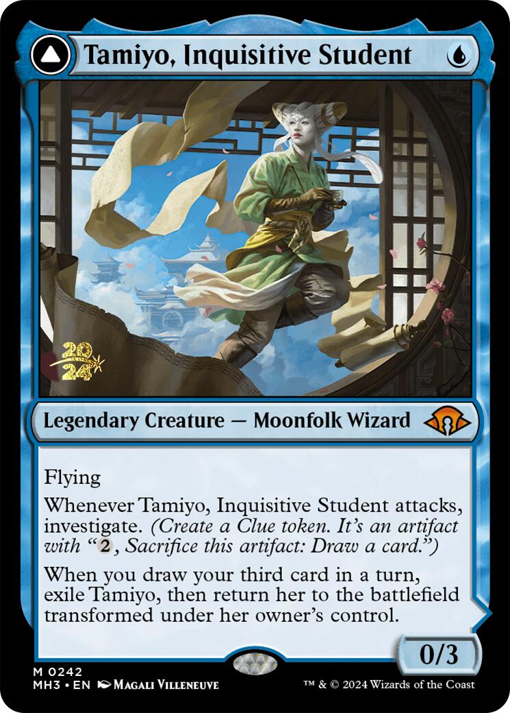 Tamiyo, Inquisitive Student [Modern Horizons 3 Prerelease Promos] | Empire Gaming NC