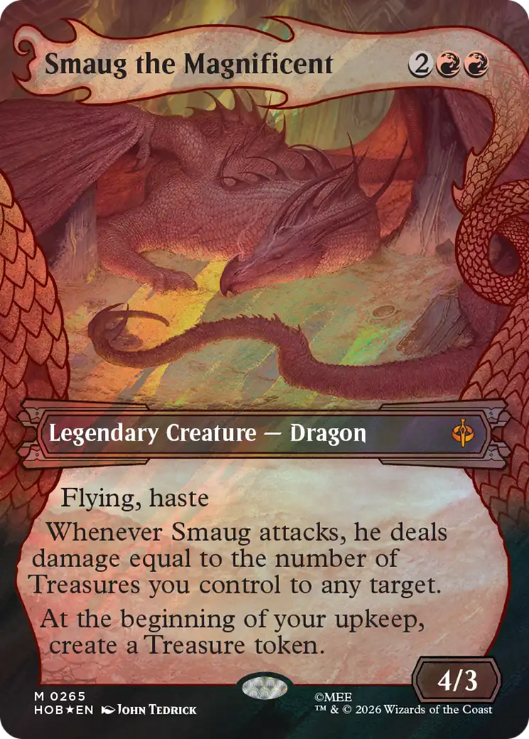 Smaug the Magnificent (Showcase) (Surge Foil) [The Hobbit] | Empire Gaming NC