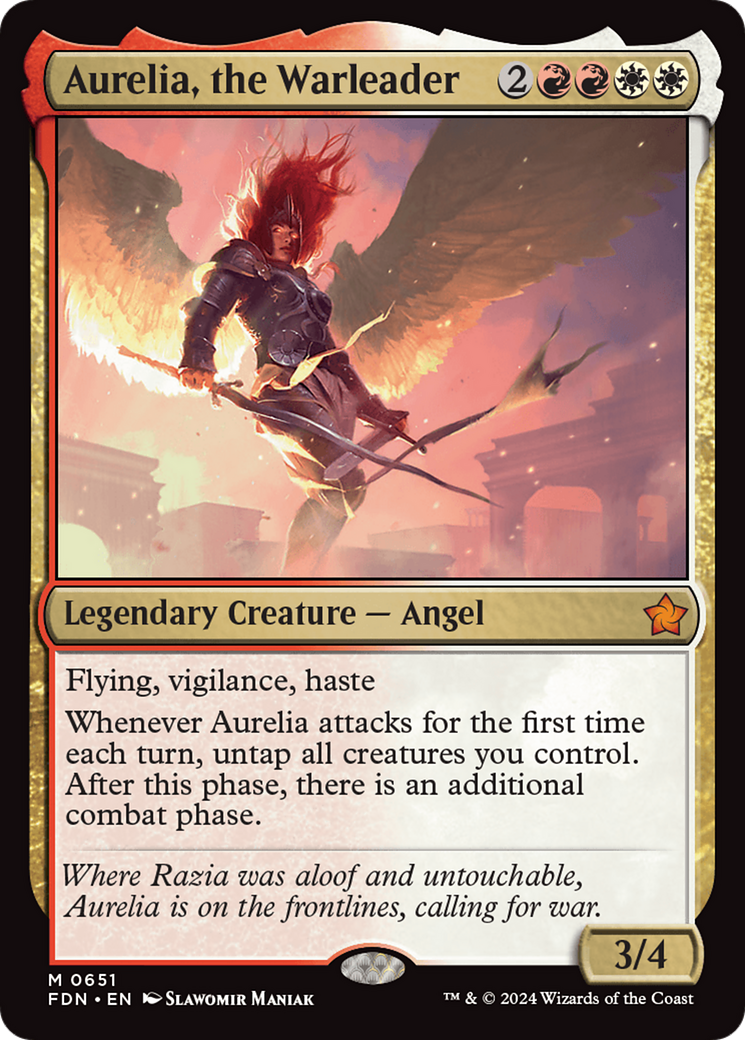 Aurelia, the Warleader [Foundations] | Empire Gaming NC