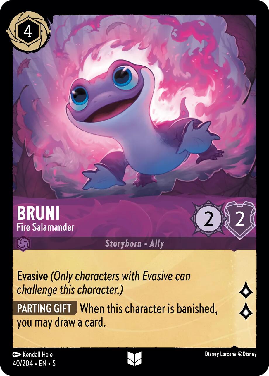 Bruni - Fire Salamander (40/204) [Shimmering Skies] | Empire Gaming NC