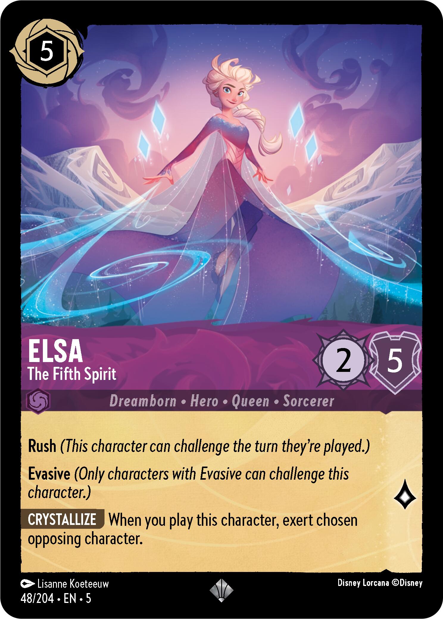 Elsa - The Fifth Spirit (48/204) [Shimmering Skies] | Empire Gaming NC