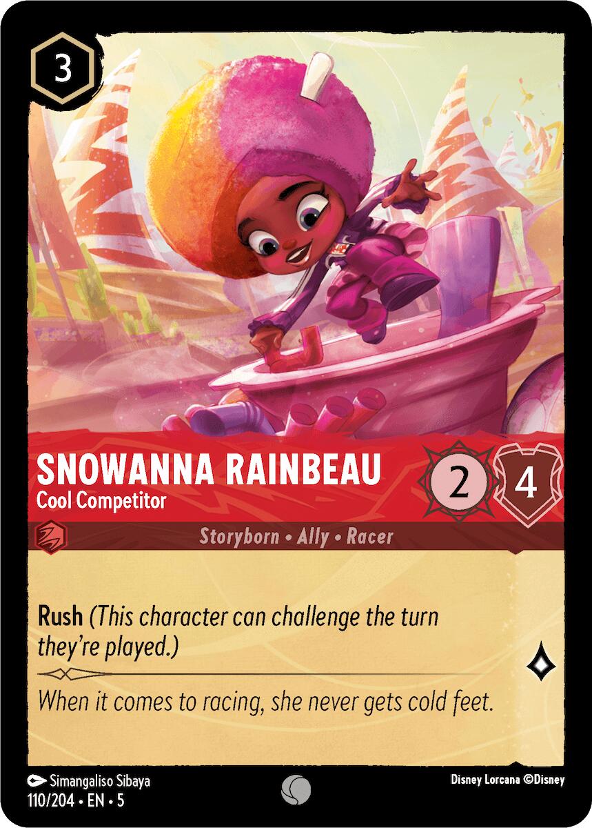 Snowanna Rainbeau - Cool Competitor (110/204) [Shimmering Skies] | Empire Gaming NC