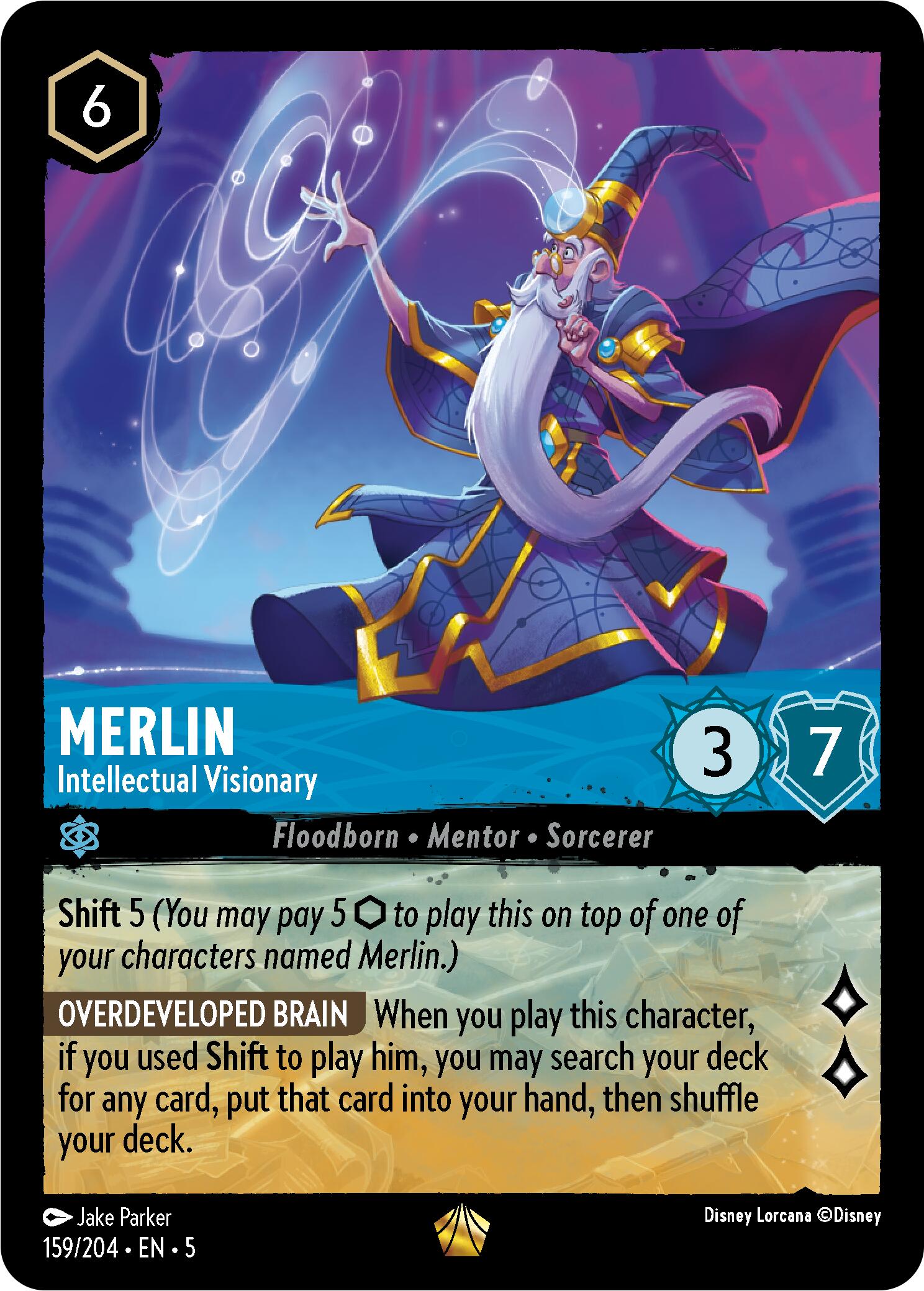 Merlin - Intellectual Visionary (159/204) [Shimmering Skies] | Empire Gaming NC