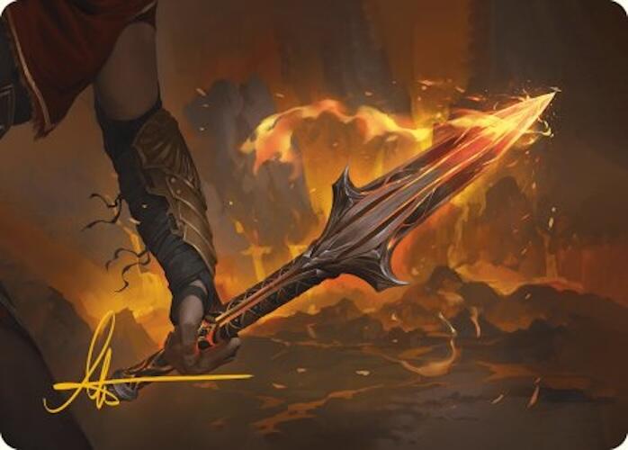 The Spear of Leonidas Art Card (Gold-Stamped Signature) [Assassin's Creed Art Series] | Empire Gaming NC