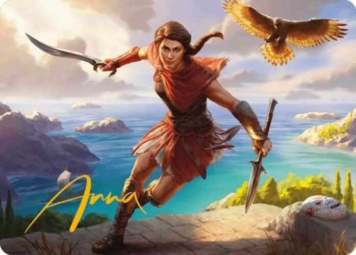 Kassandra, Eagle Bearer Art Card (Gold-Stamped Signature) [Assassin's Creed Art Series] | Empire Gaming NC