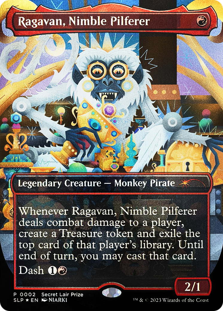 Ragavan, Nimble Pilferer (Borderless) [Secret Lair Showdown] | Empire Gaming NC