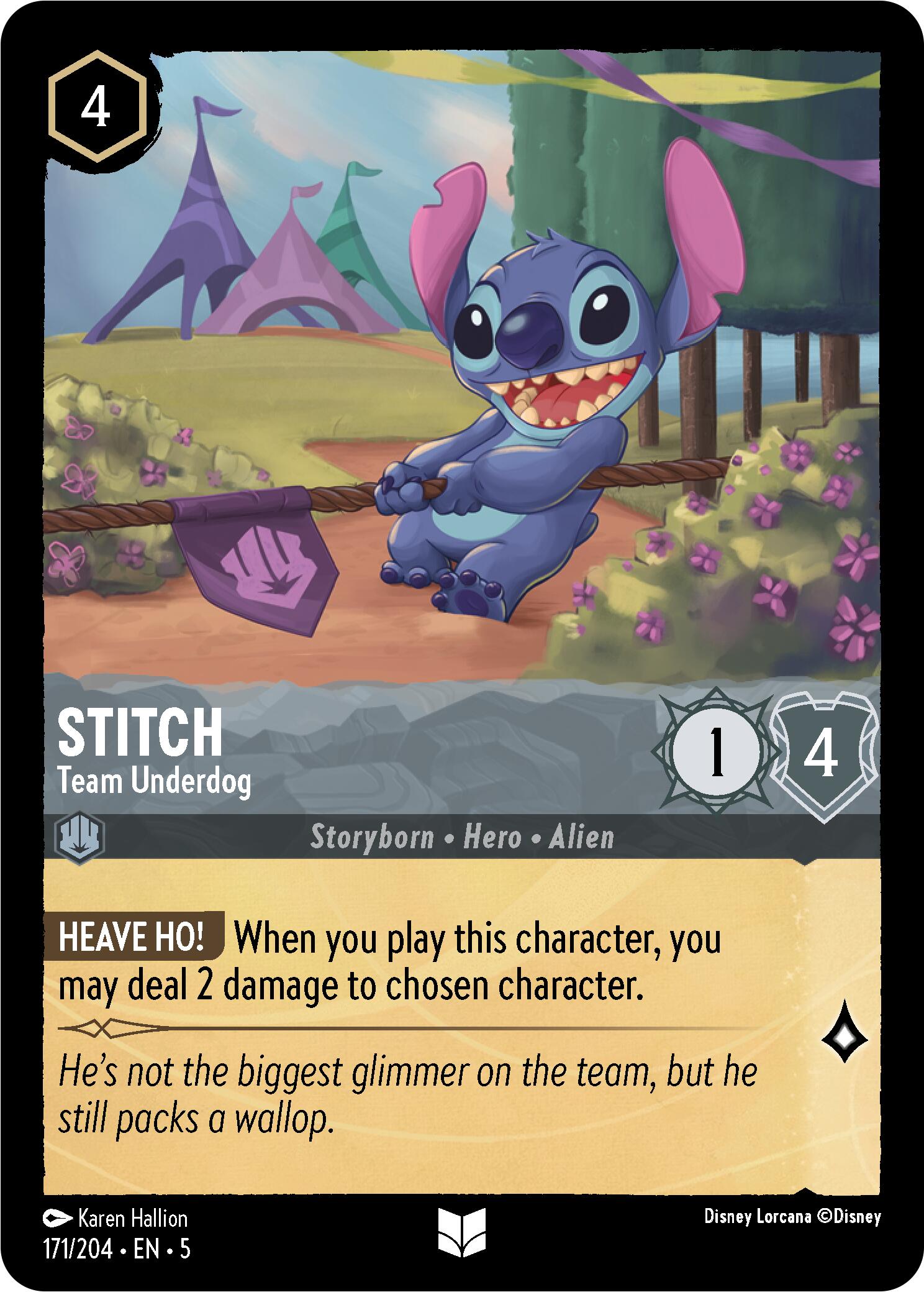 Stitch - Team Underdog (171/204) [Shimmering Skies] | Empire Gaming NC