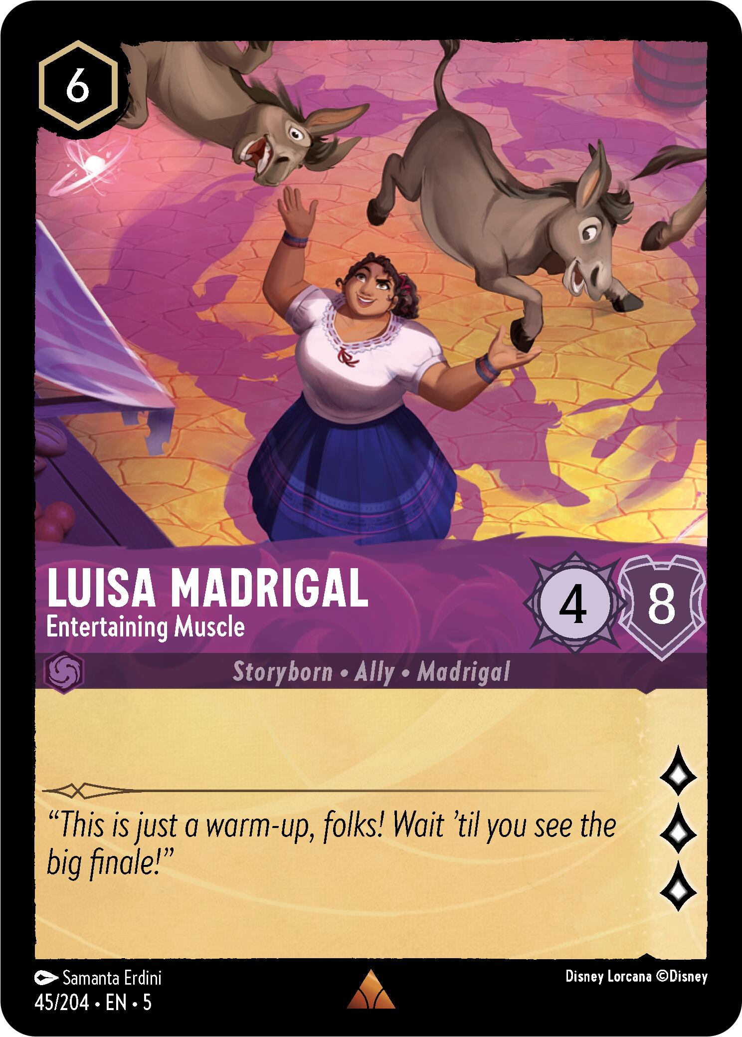 Luisa Madrigal - Entertaining Muscle (45/204) [Shimmering Skies] | Empire Gaming NC