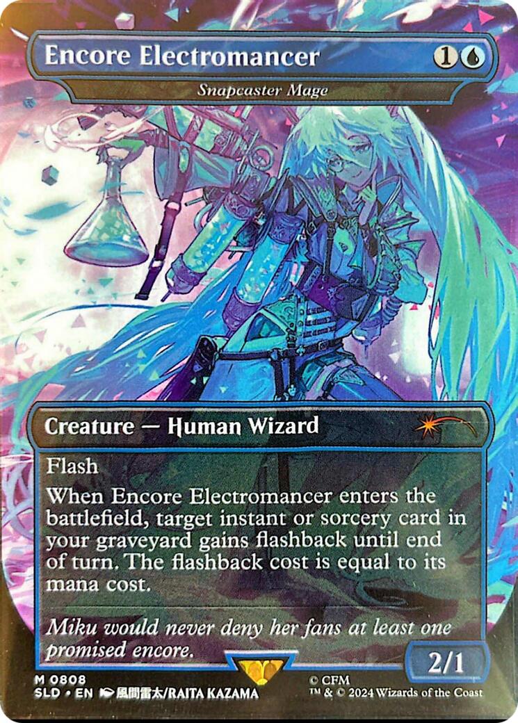 Encore Electromancer - Snapcaster Mage (Rainbow Foil) [Secret Lair Drop Series] | Empire Gaming NC