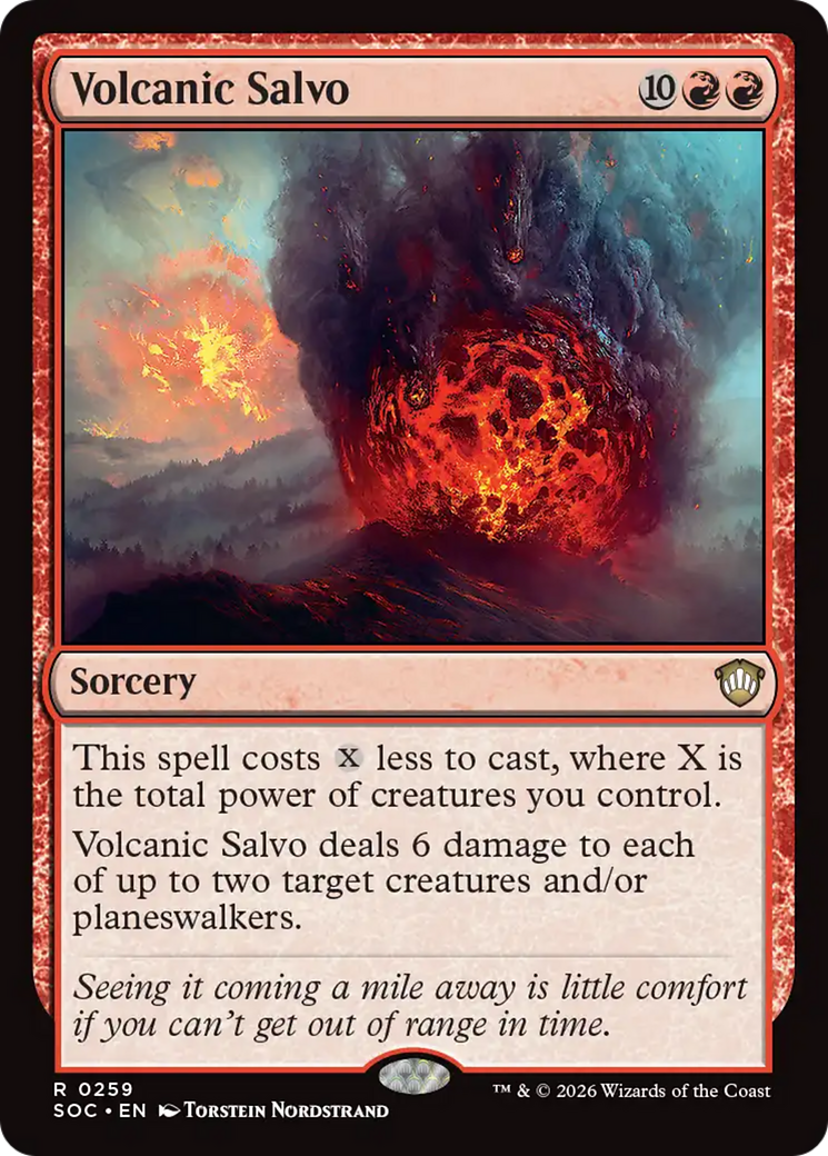 Volcanic Salvo [Secrets of Strixhaven Commander] | Empire Gaming NC
