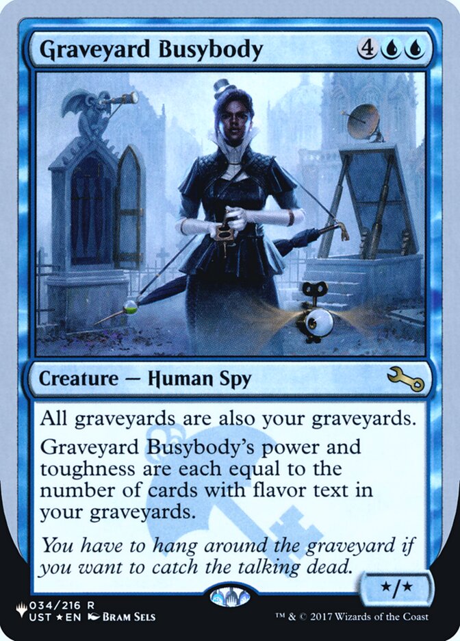 Graveyard Busybody (Unfinity Foil Edition) [The List] | Empire Gaming NC