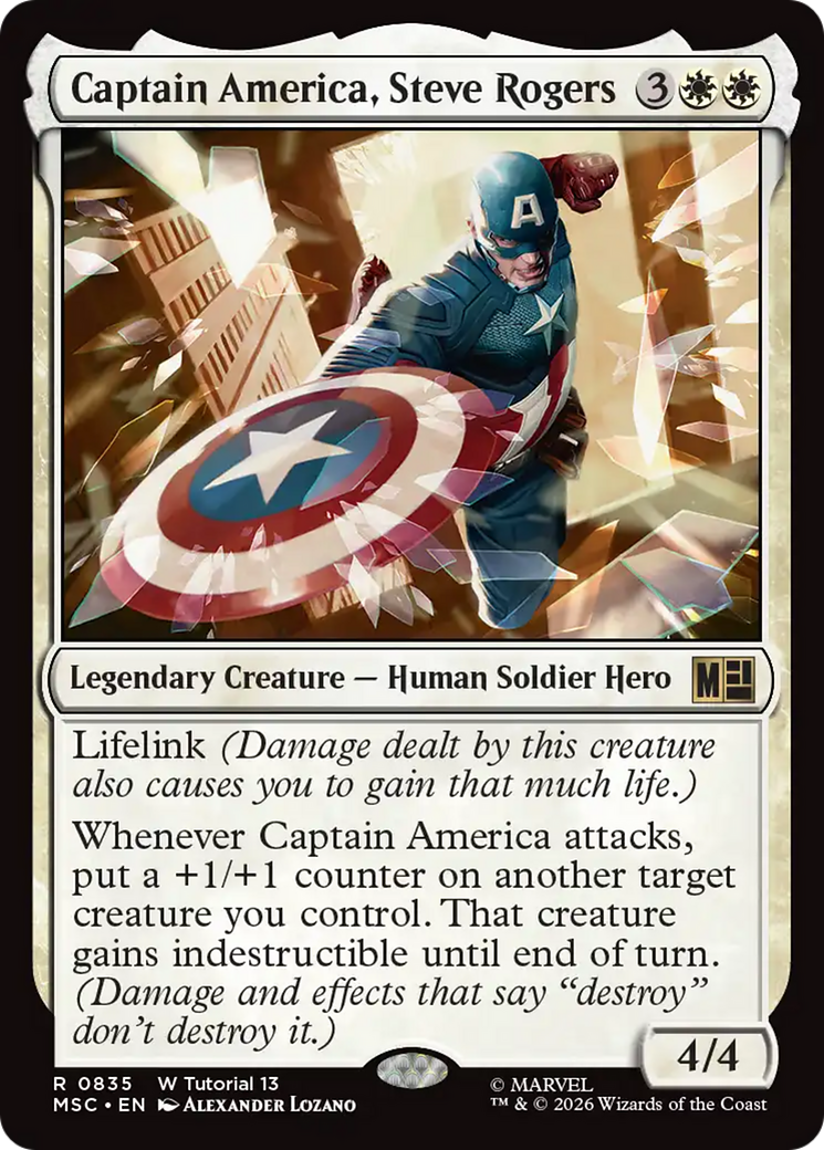 Captain America, Steve Rogers [Marvel Super Heroes Commander] | Empire Gaming NC