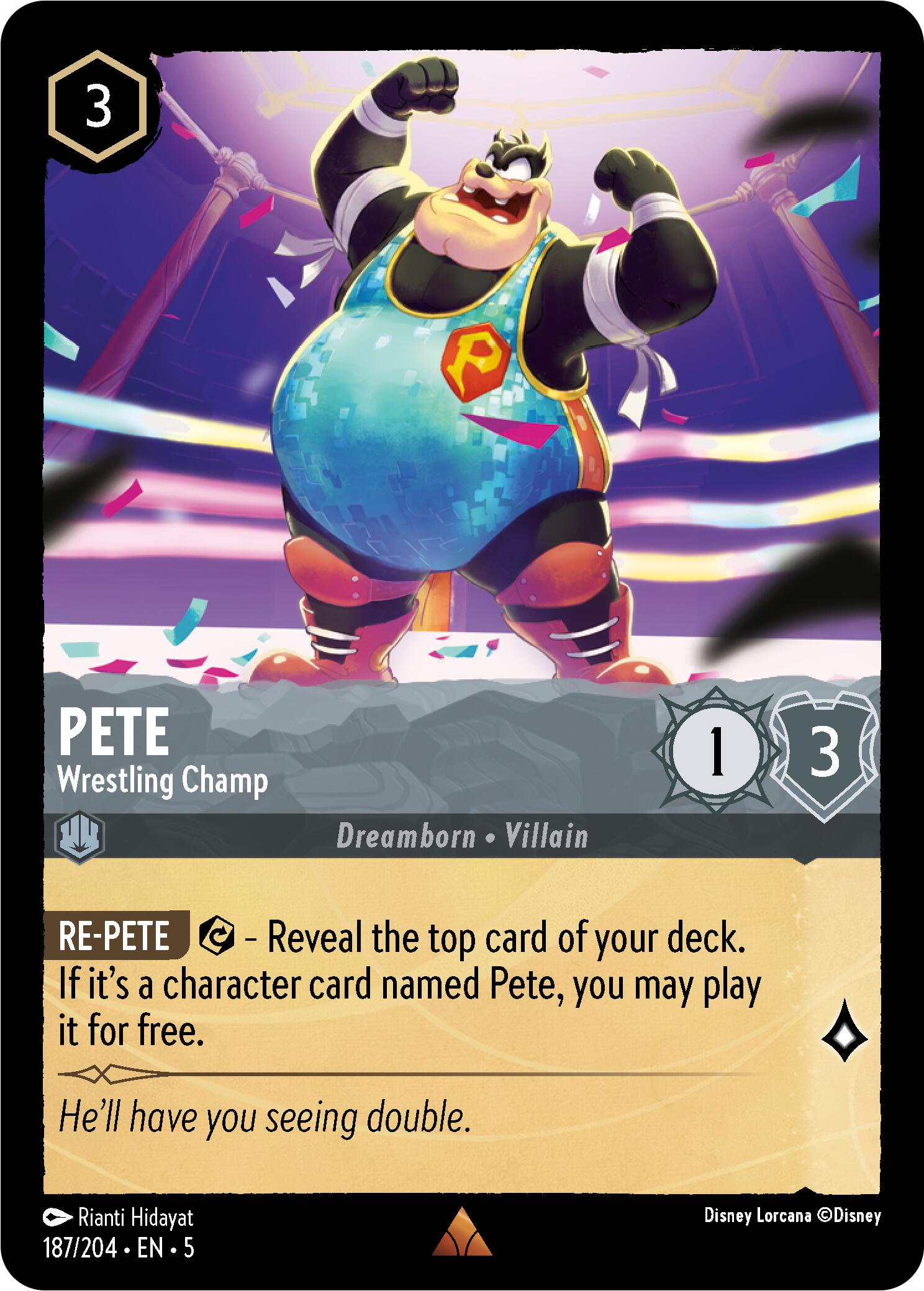 Pete - Wrestling Champ (187/204) [Shimmering Skies] | Empire Gaming NC
