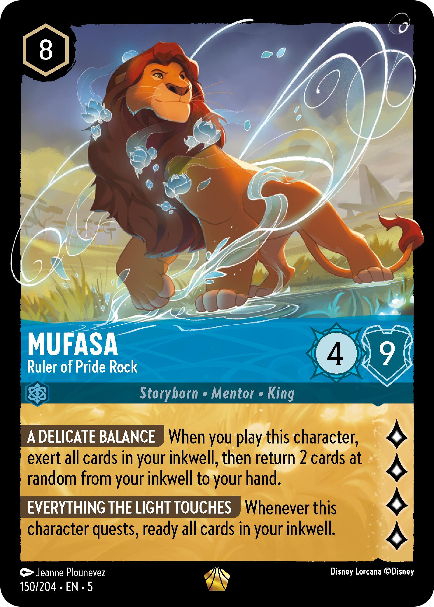 Mufasa - Ruler of Pride Rock (150/204) [Shimmering Skies] | Empire Gaming NC