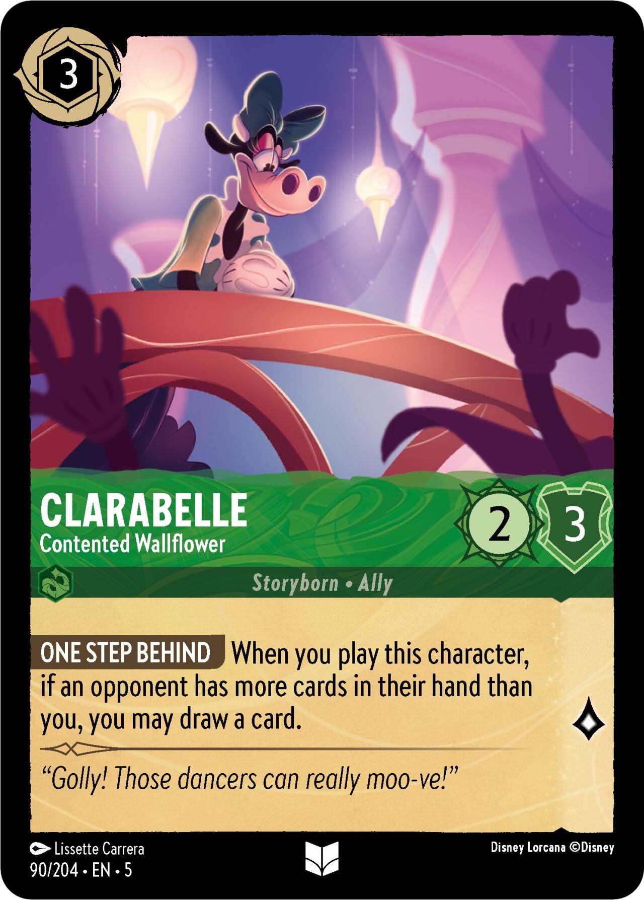 Clarabelle - Contented Wallflower (90/204) [Shimmering Skies] | Empire Gaming NC