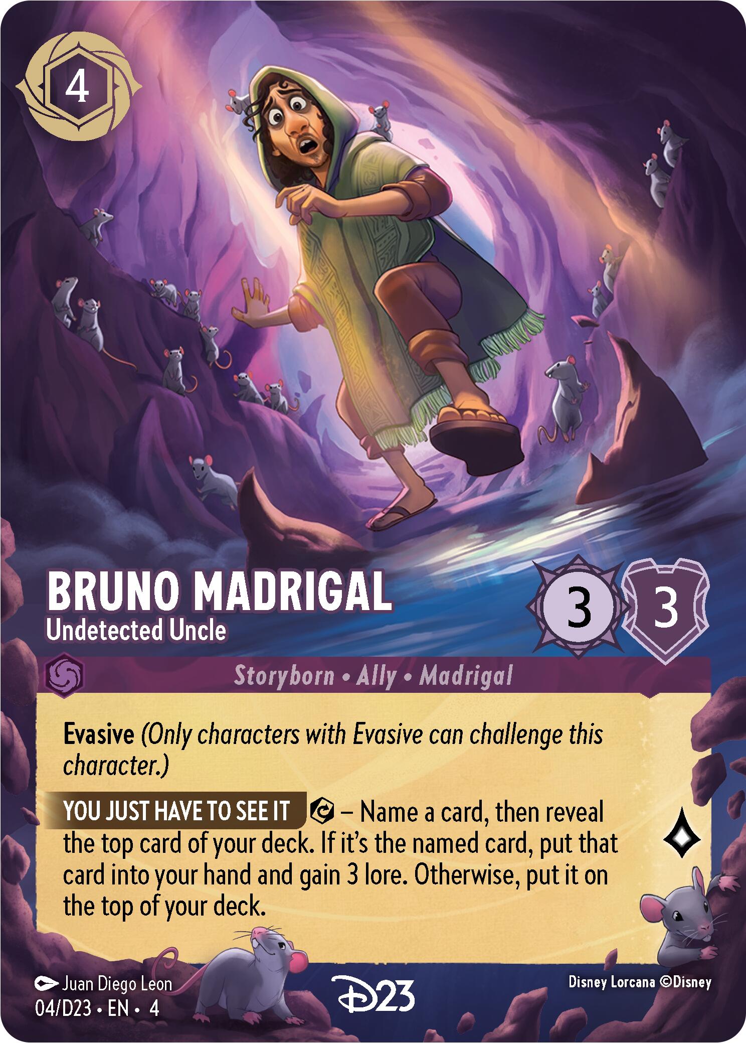 Bruno Madrigal - Undetected Uncle (4) [D23 Promos] | Empire Gaming NC