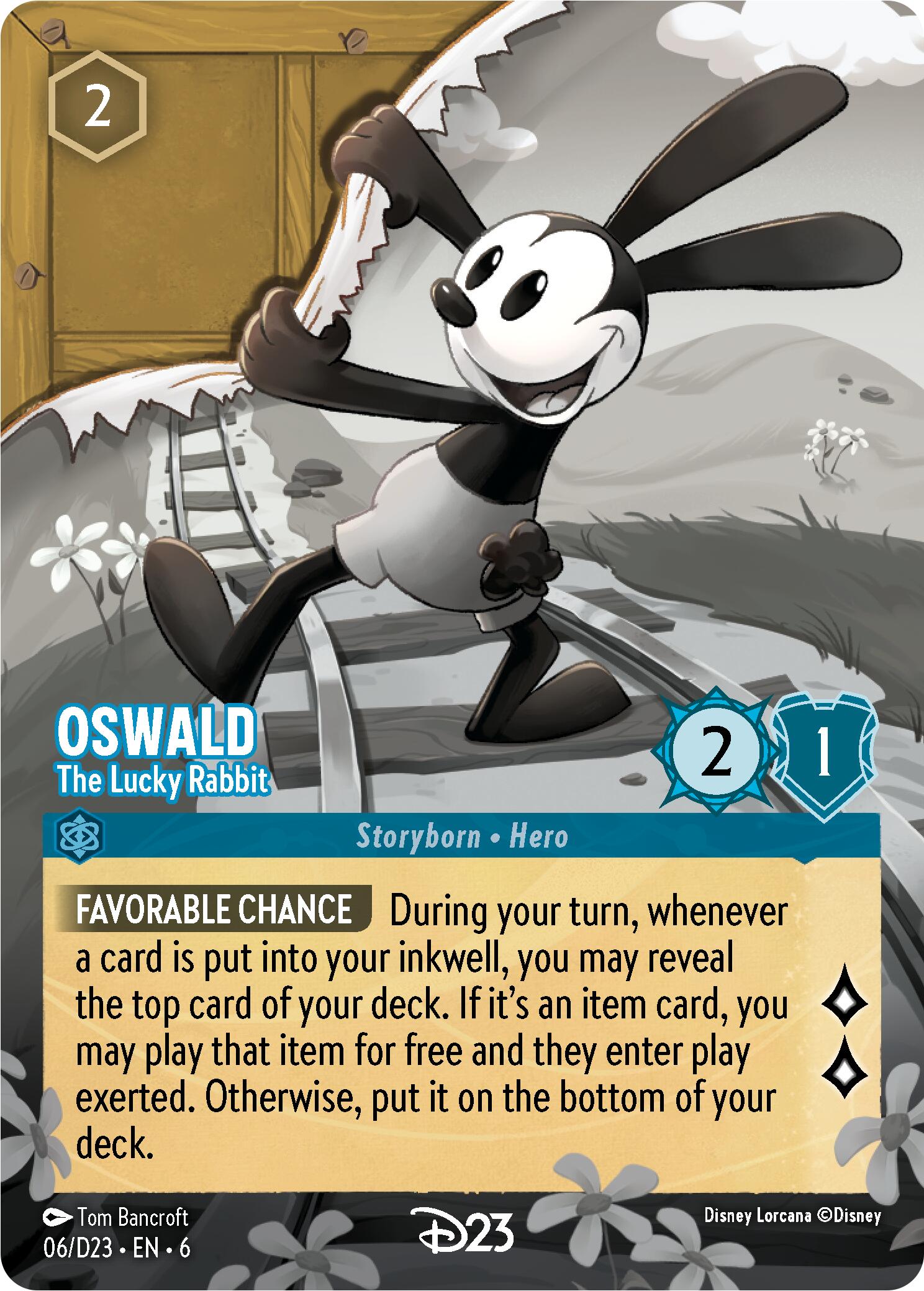 Oswald - The Lucky Rabbit (6) [D23 Promos] | Empire Gaming NC