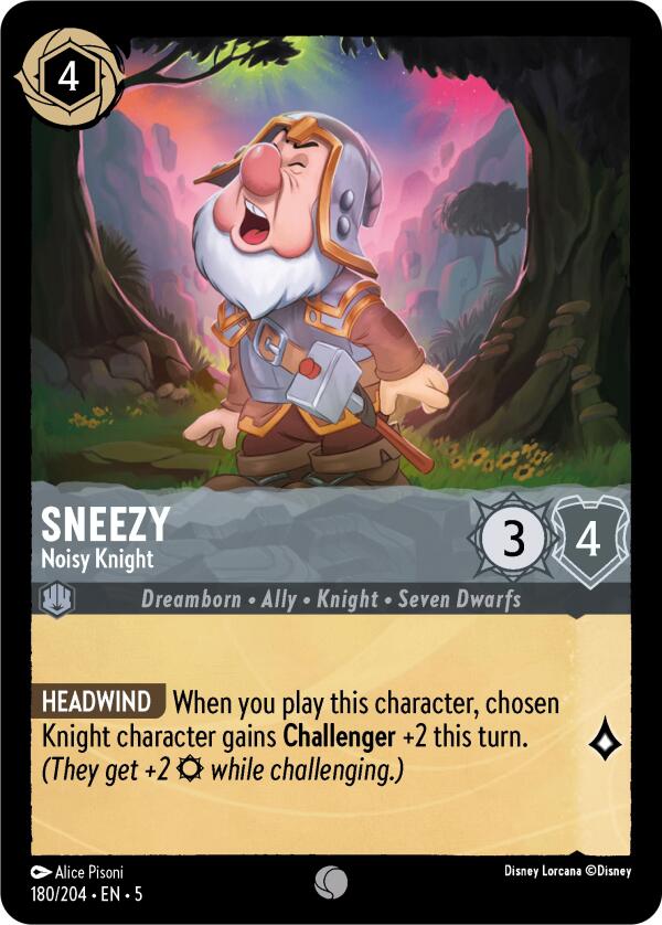 Sneezy - Noisy Knight (180/204) [Shimmering Skies] | Empire Gaming NC
