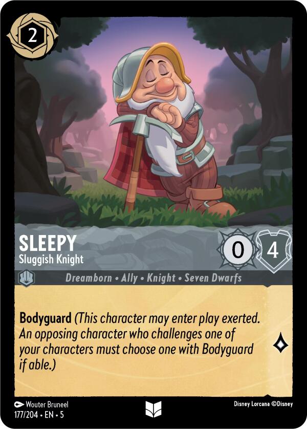 Sleepy - Sluggish Knight (177/204) [Shimmering Skies] | Empire Gaming NC