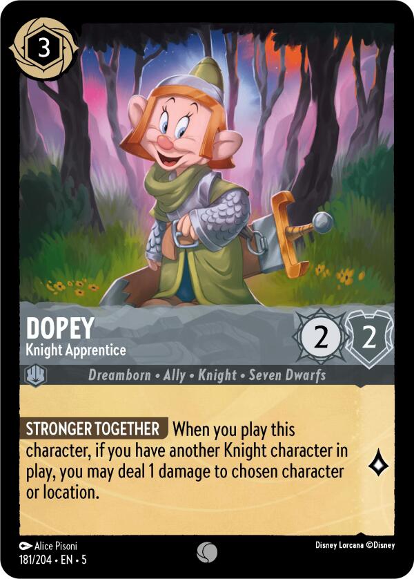 Dopey - Knight Apprentice (181/204) [Shimmering Skies] | Empire Gaming NC