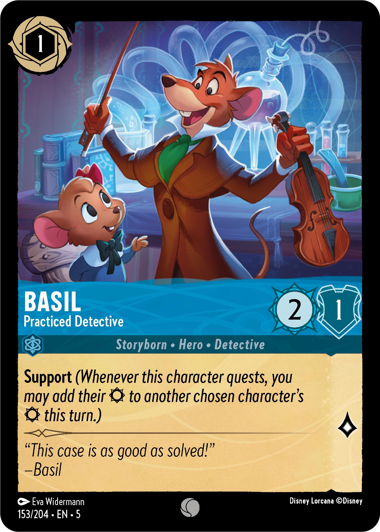 Basil - Practiced Detective (153/204) [Shimmering Skies] | Empire Gaming NC