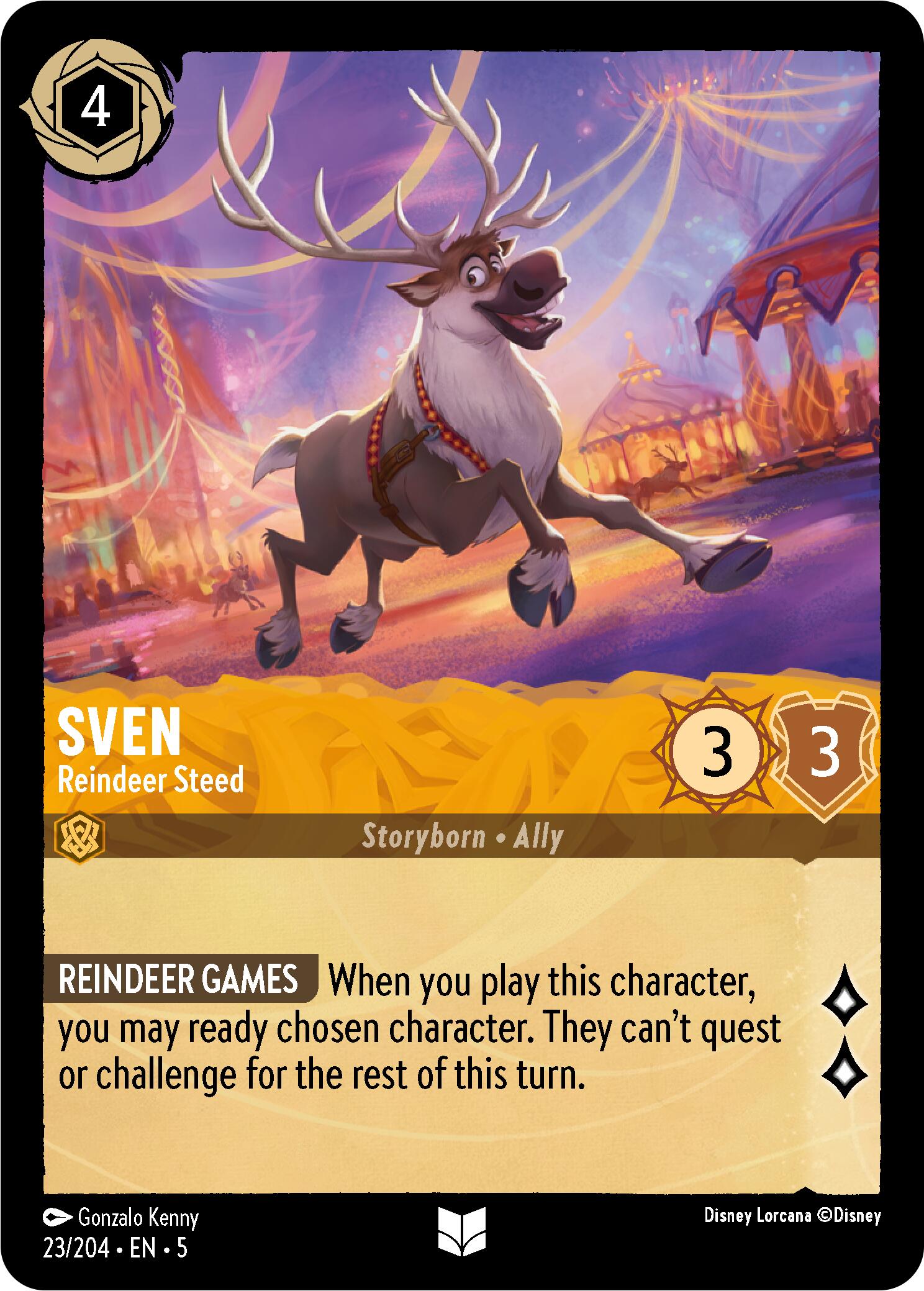 Sven - Reindeer Steed (23/204) [Shimmering Skies] | Empire Gaming NC