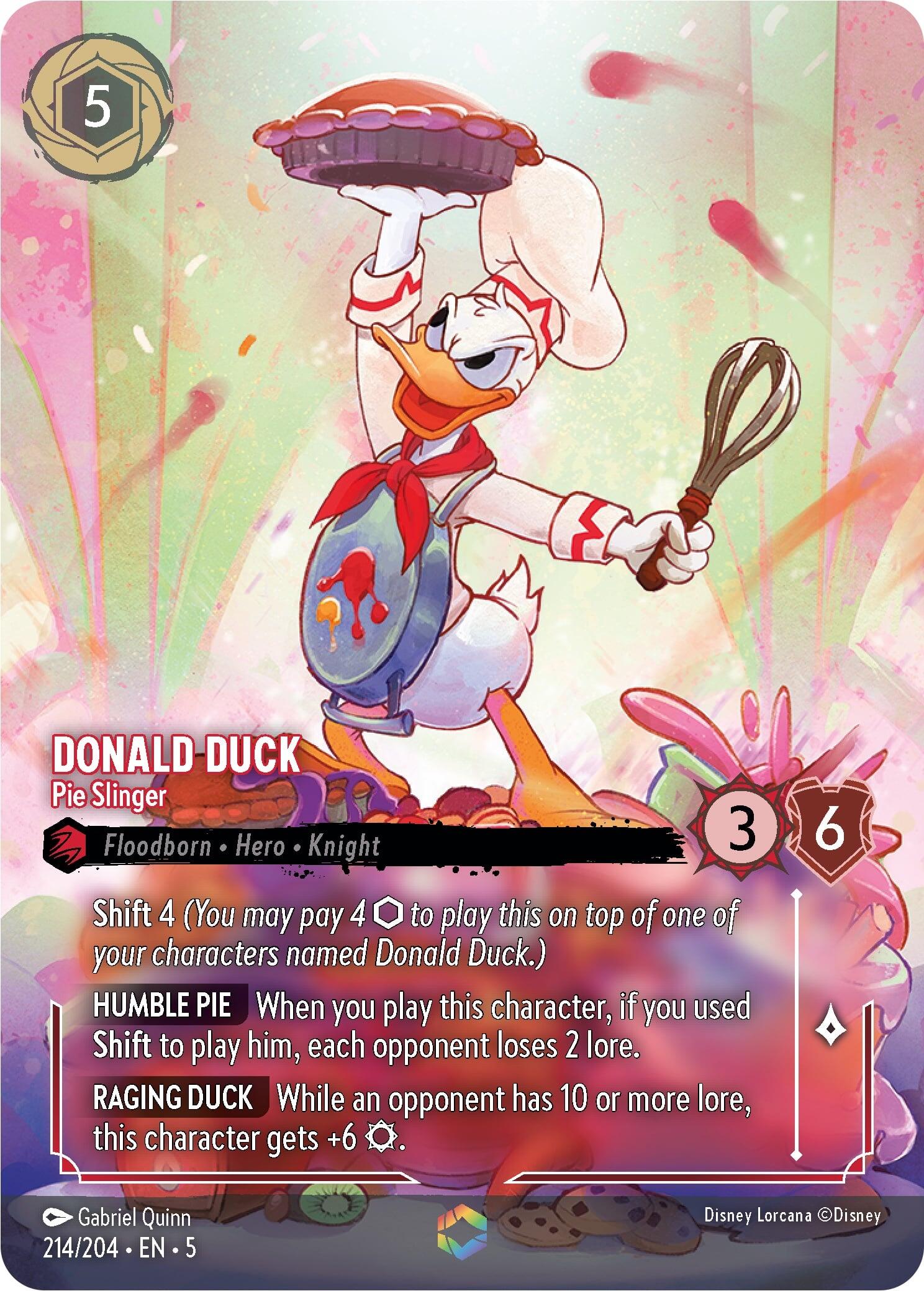 Donald Duck - Pie Slinger (Enchanted) (214/204) [Shimmering Skies] | Empire Gaming NC
