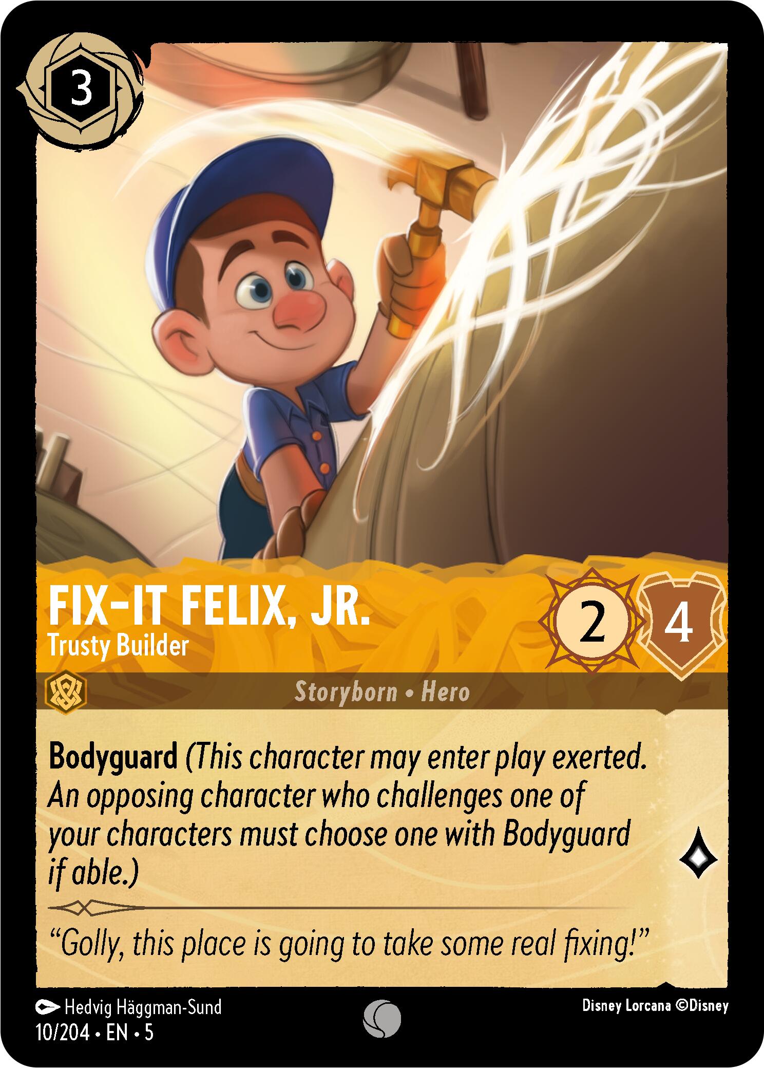 Fix-It Felix, Jr. - Trusty Builder (10/204) [Shimmering Skies] | Empire Gaming NC