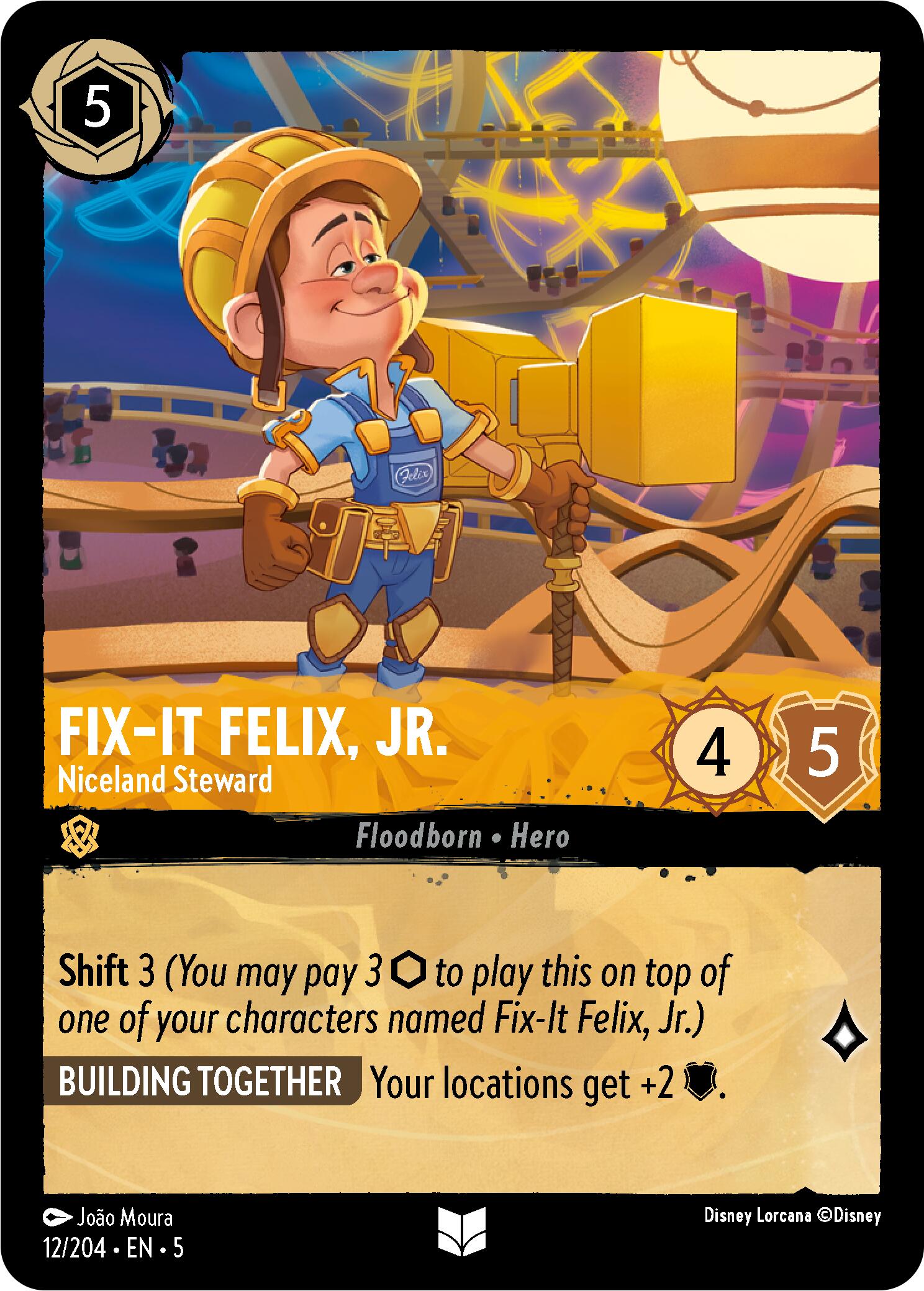 Fix-It Felix, Jr. - Niceland Steward (12/204) [Shimmering Skies] | Empire Gaming NC