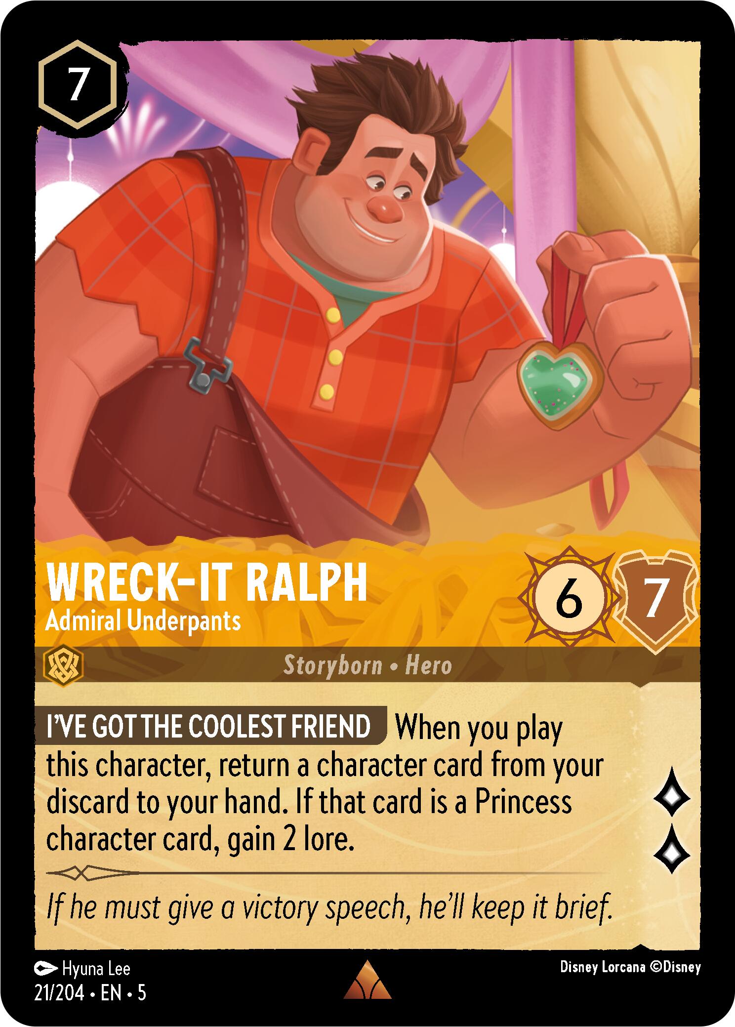 Wreck-It Ralph - Admiral Underpants (21/204) [Shimmering Skies] | Empire Gaming NC