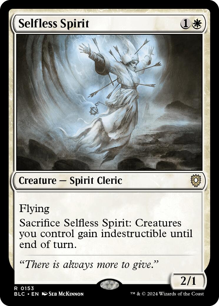 Selfless Spirit [Bloomburrow Commander] | Empire Gaming NC