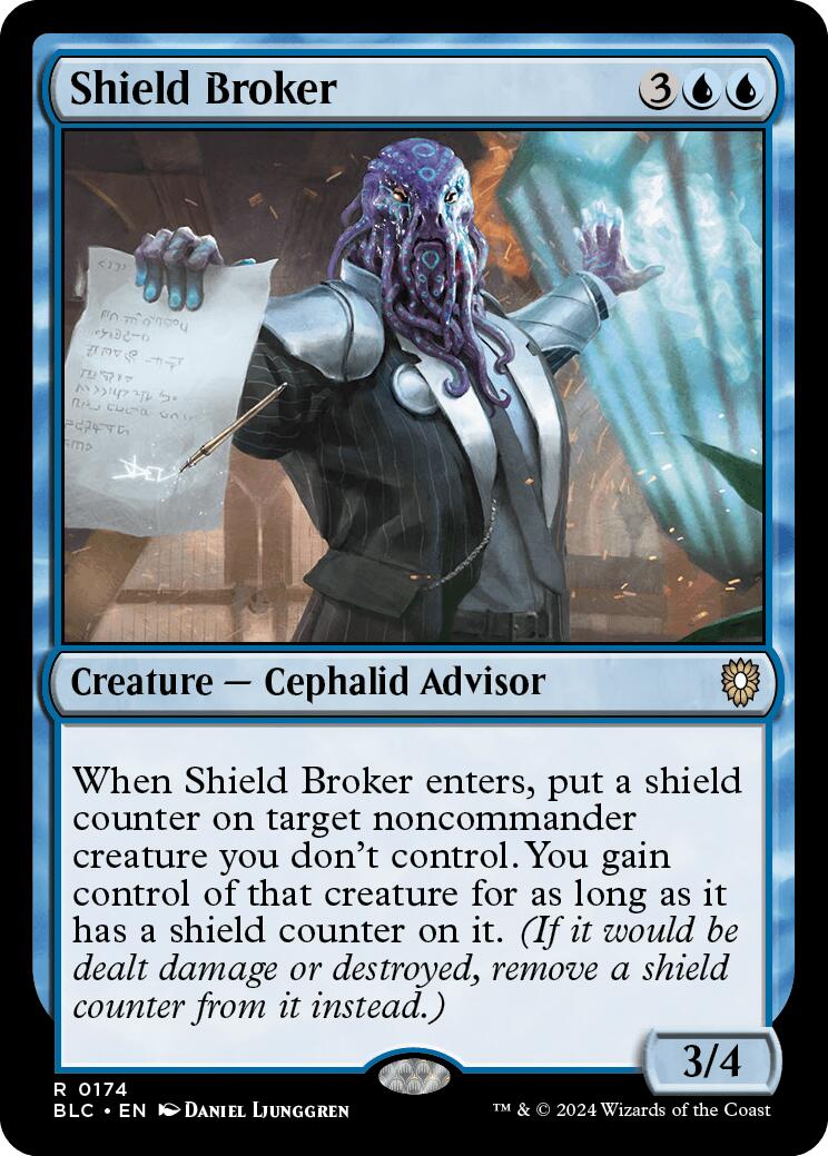 Shield Broker [Bloomburrow Commander] | Empire Gaming NC