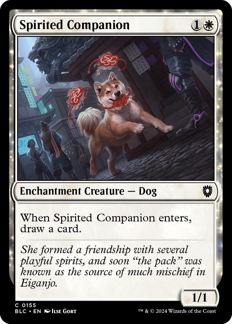 Spirited Companion [Bloomburrow Commander] | Empire Gaming NC