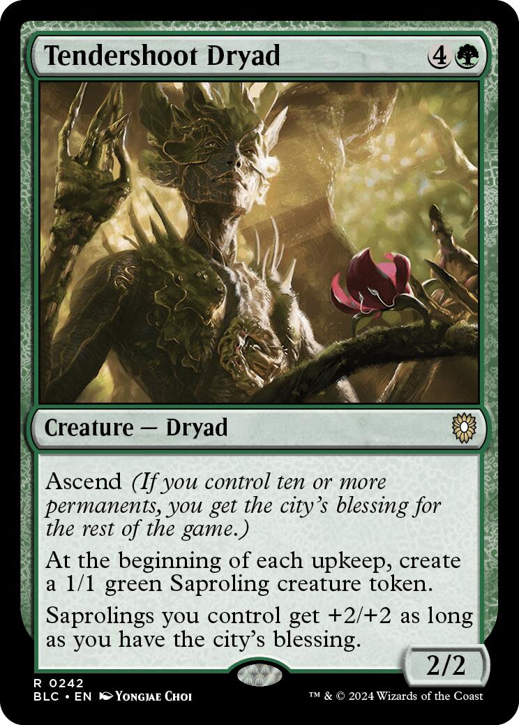 Tendershoot Dryad [Bloomburrow Commander] | Empire Gaming NC