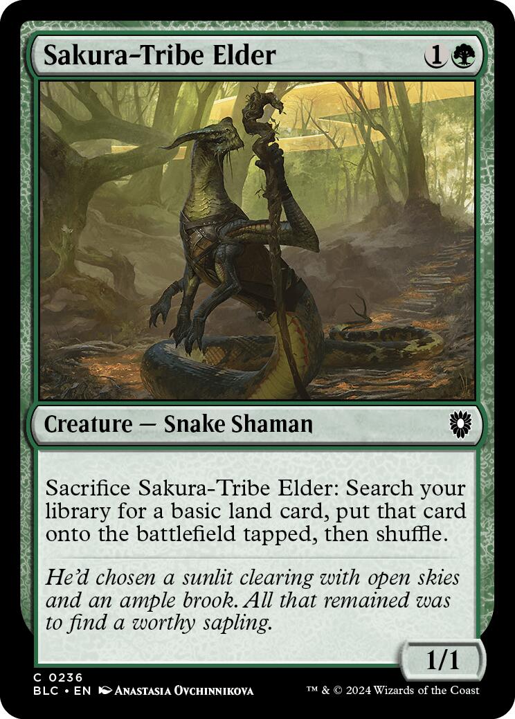 Sakura-Tribe Elder [Bloomburrow Commander] | Empire Gaming NC