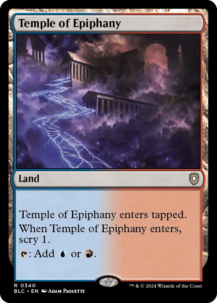 Temple of Epiphany [Bloomburrow Commander] | Empire Gaming NC