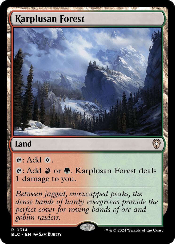 Karplusan Forest [Bloomburrow Commander] | Empire Gaming NC