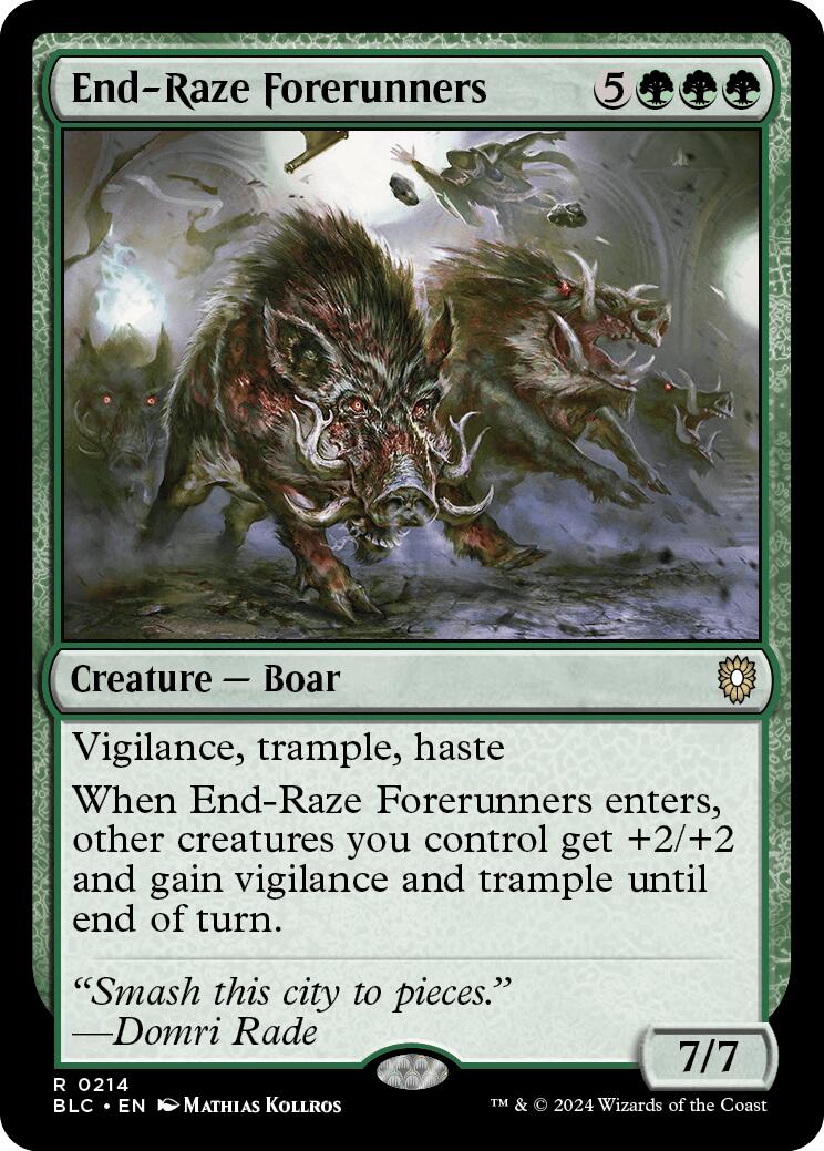 End-Raze Forerunners [Bloomburrow Commander] | Empire Gaming NC