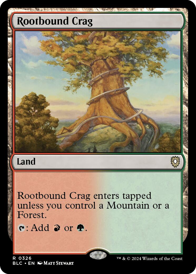 Rootbound Crag [Bloomburrow Commander] | Empire Gaming NC