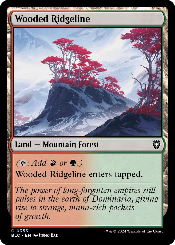 Wooded Ridgeline [Bloomburrow Commander] | Empire Gaming NC