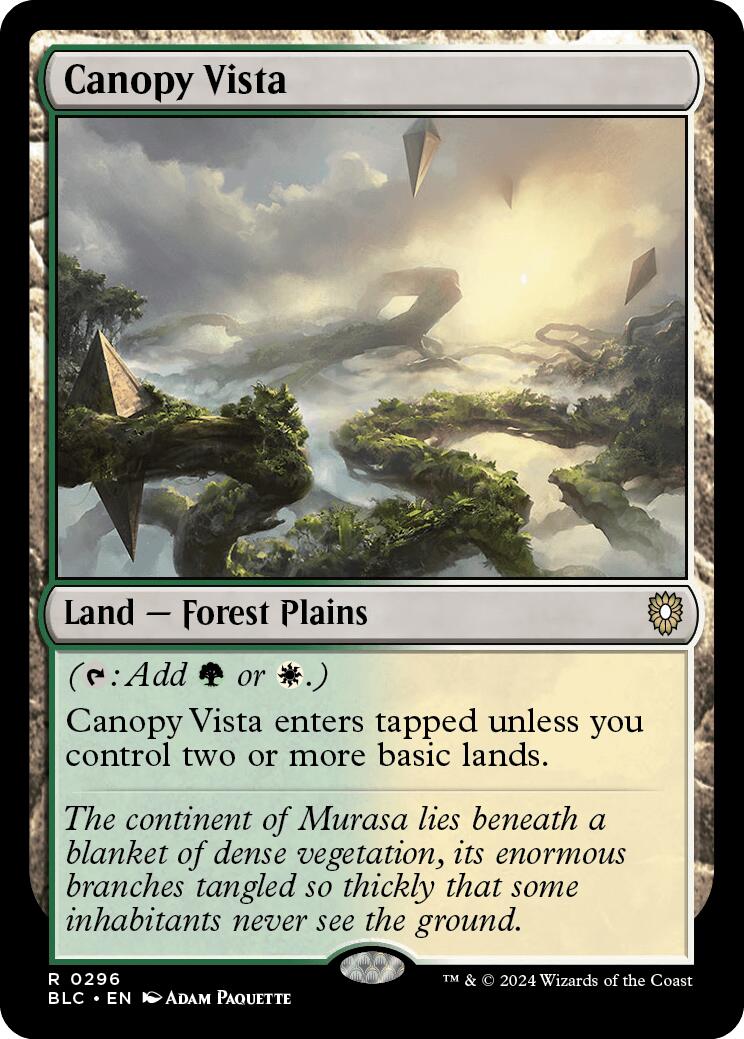 Canopy Vista [Bloomburrow Commander] | Empire Gaming NC