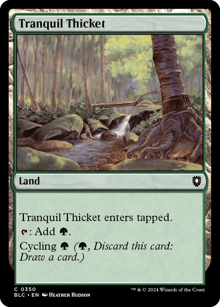 Tranquil Thicket [Bloomburrow Commander] | Empire Gaming NC