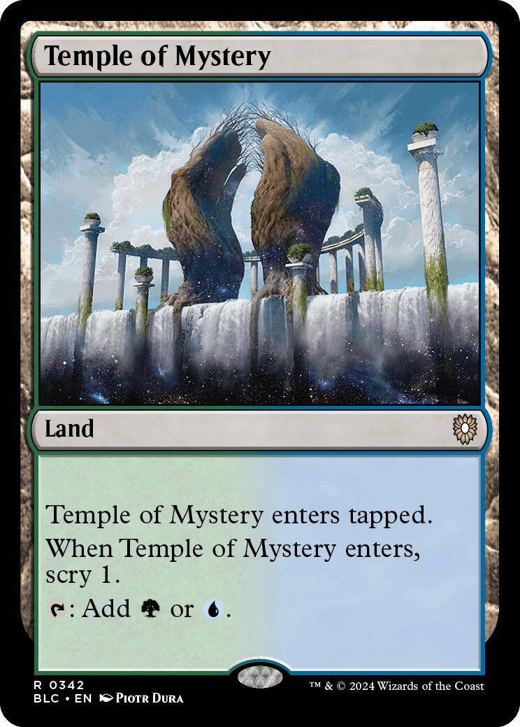 Temple of Mystery [Bloomburrow Commander] | Empire Gaming NC